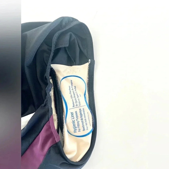 Miraclesuit Matrix Black Striped One Shoulder One Piece Swimsuit Size 8, NWT - Picture 10 of 11